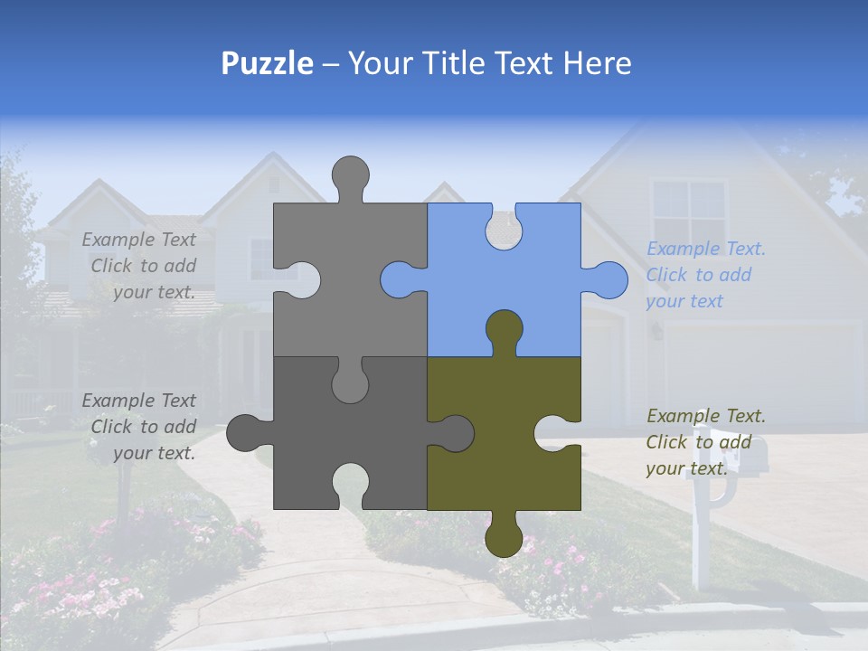 Landscaping Investment Tree PowerPoint Template
