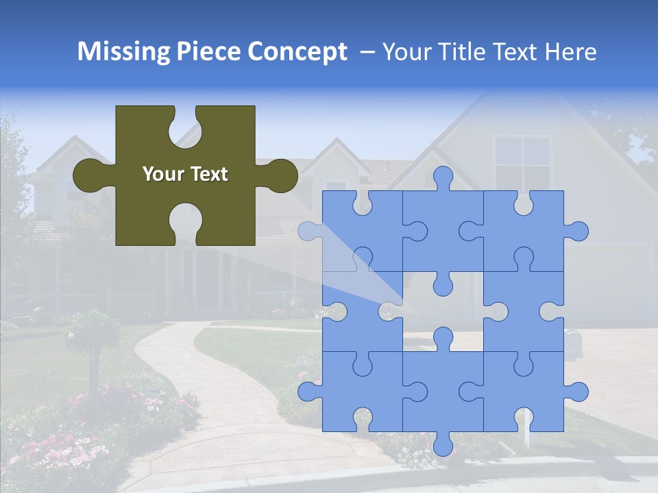 Landscaping Investment Tree PowerPoint Template