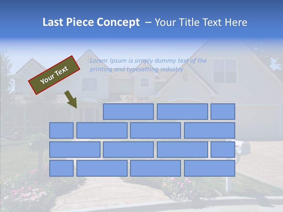 Landscaping Investment Tree PowerPoint Template