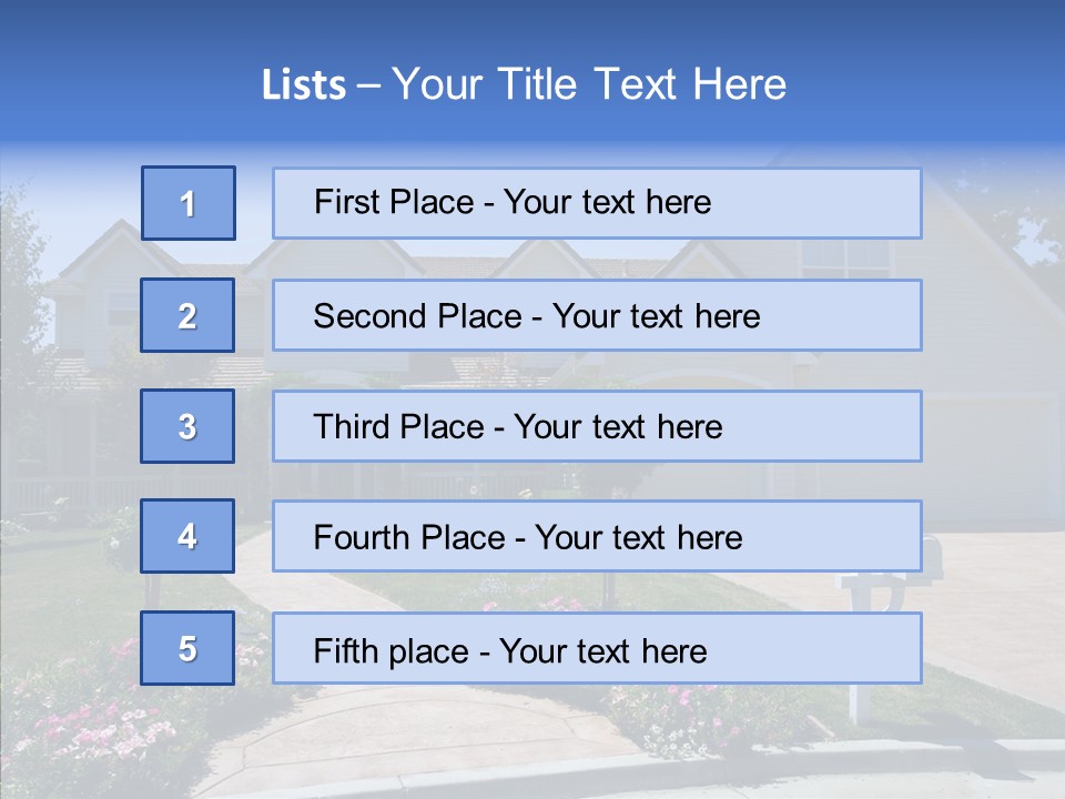 Landscaping Investment Tree PowerPoint Template