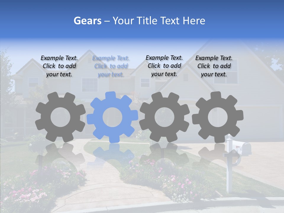 Landscaping Investment Tree PowerPoint Template