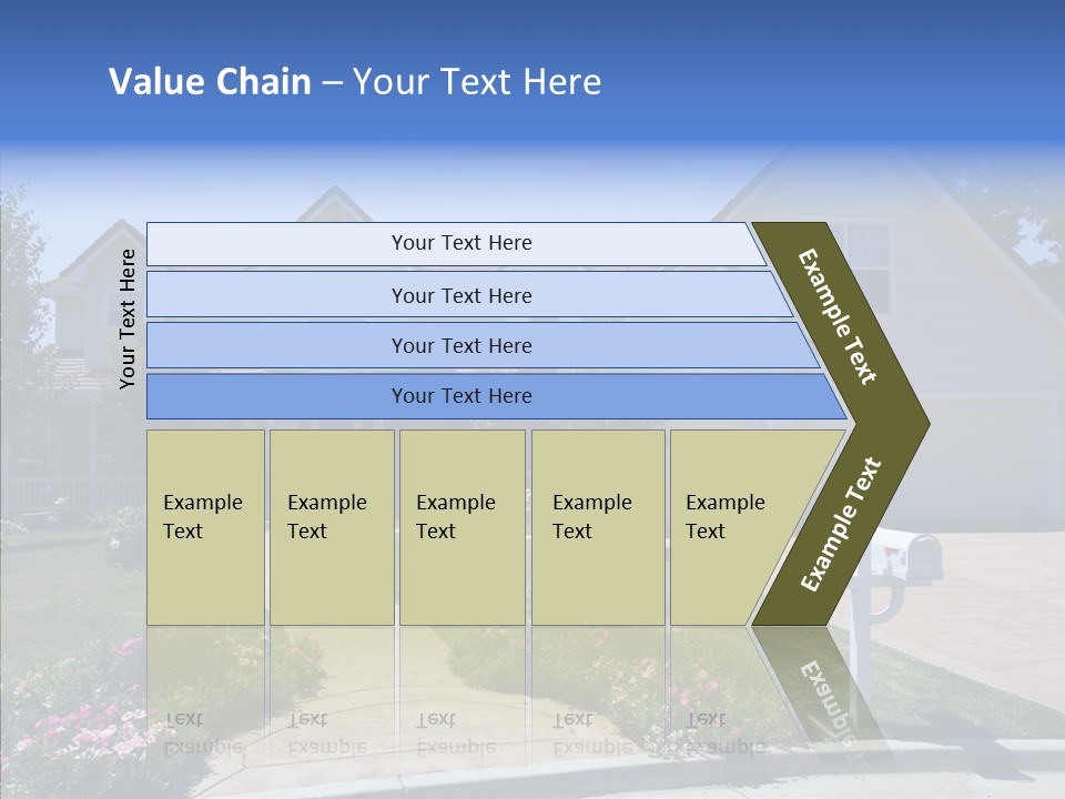 Landscaping Investment Tree PowerPoint Template