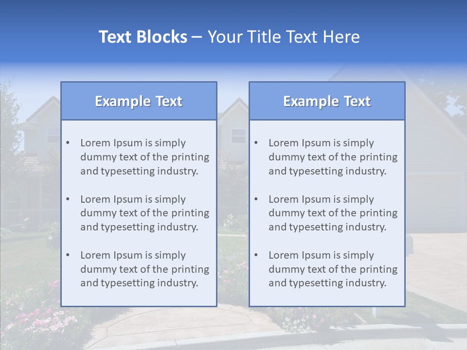 Landscaping Investment Tree PowerPoint Template