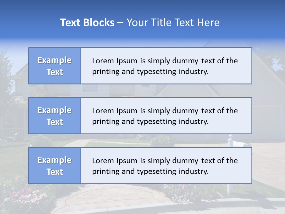 Landscaping Investment Tree PowerPoint Template