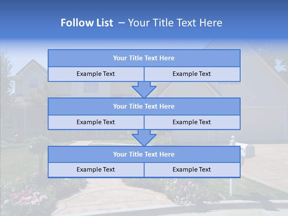 Landscaping Investment Tree PowerPoint Template