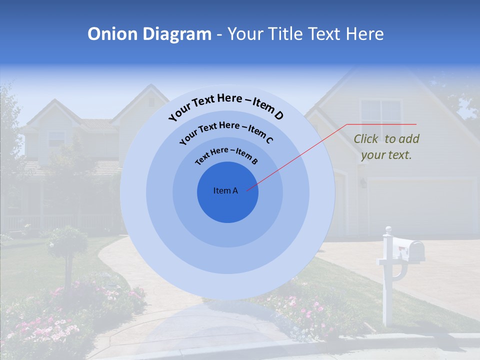 Landscaping Investment Tree PowerPoint Template