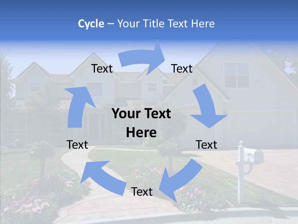 Landscaping Investment Tree PowerPoint Template