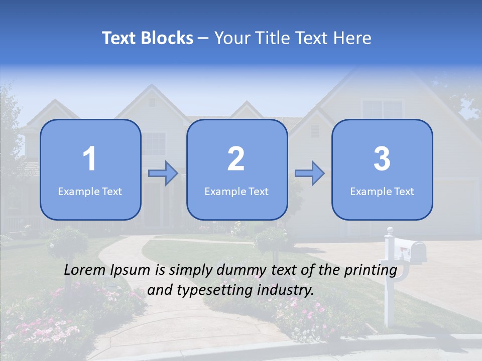 Landscaping Investment Tree PowerPoint Template