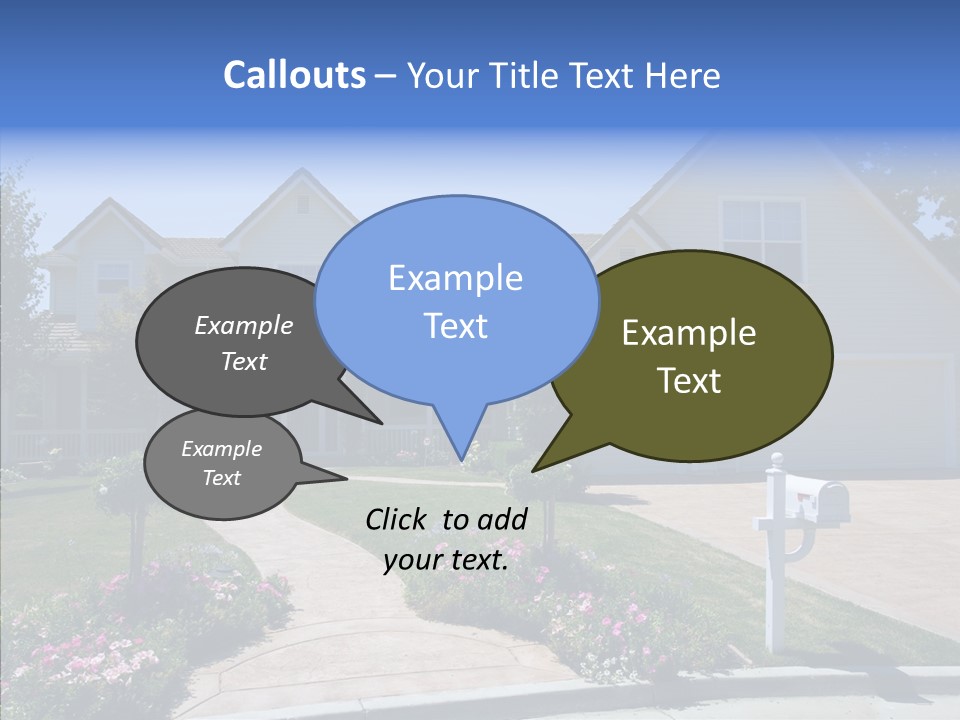 Landscaping Investment Tree PowerPoint Template