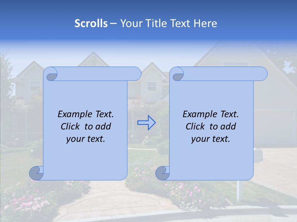 Landscaping Investment Tree PowerPoint Template
