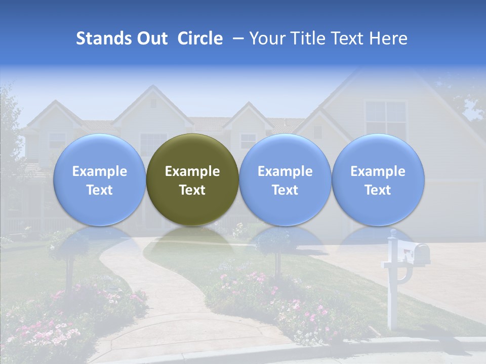 Landscaping Investment Tree PowerPoint Template