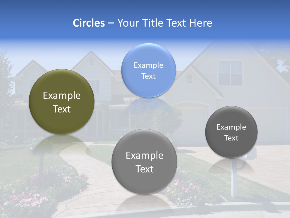Landscaping Investment Tree PowerPoint Template