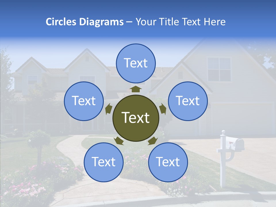 Landscaping Investment Tree PowerPoint Template