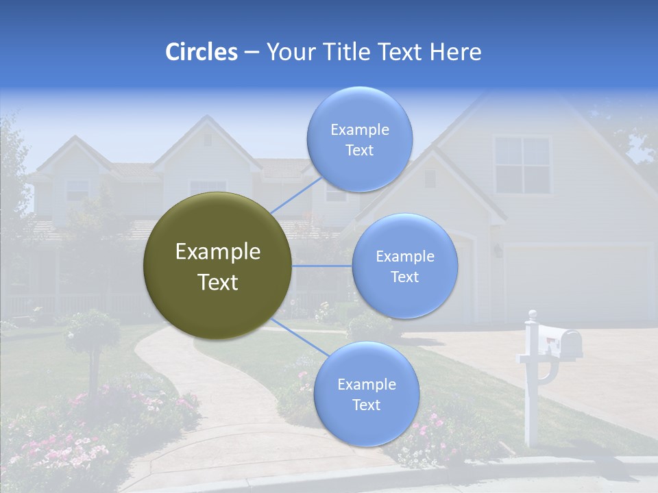 Landscaping Investment Tree PowerPoint Template