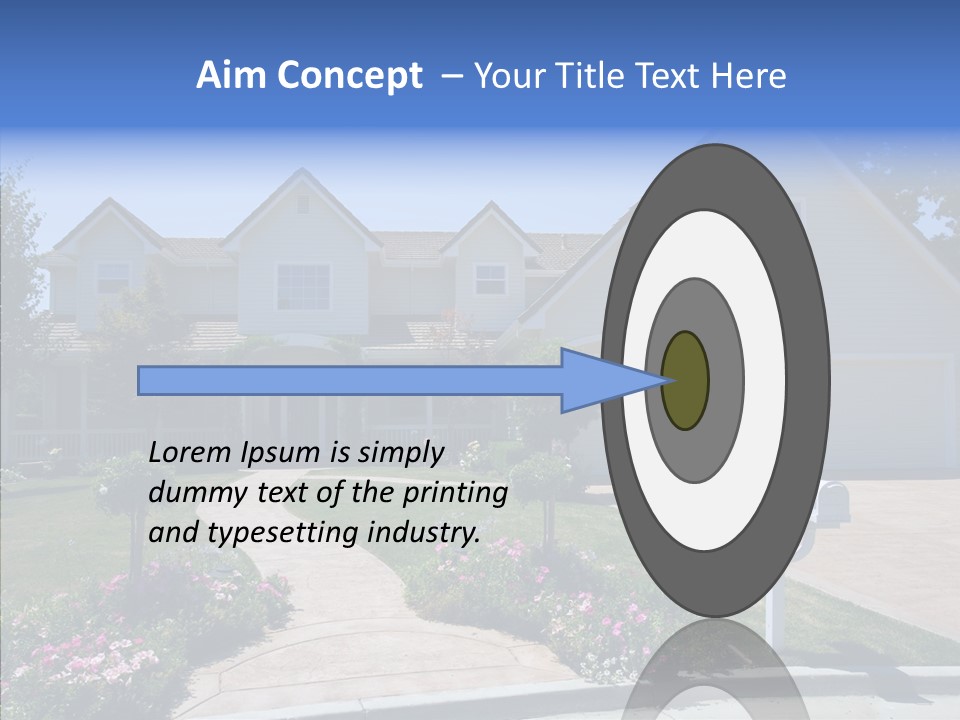 Landscaping Investment Tree PowerPoint Template