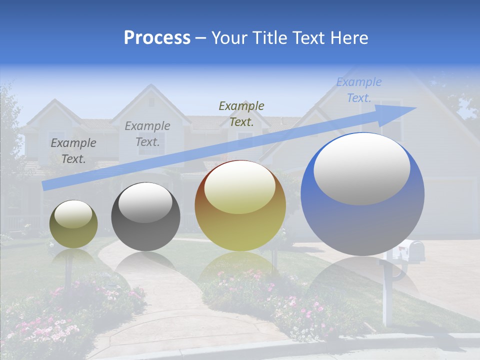 Landscaping Investment Tree PowerPoint Template
