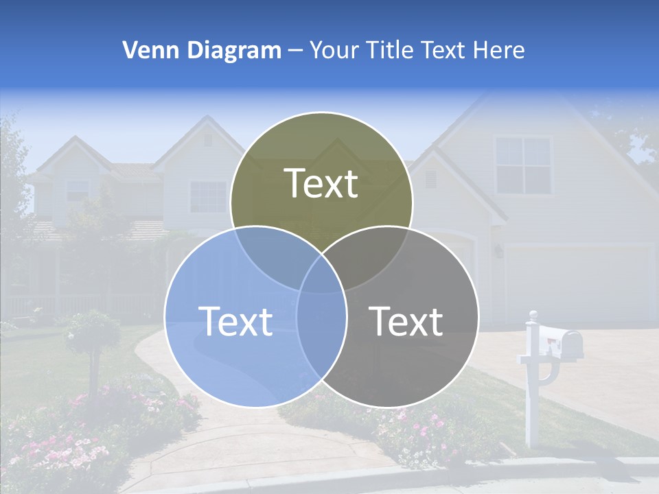 Landscaping Investment Tree PowerPoint Template
