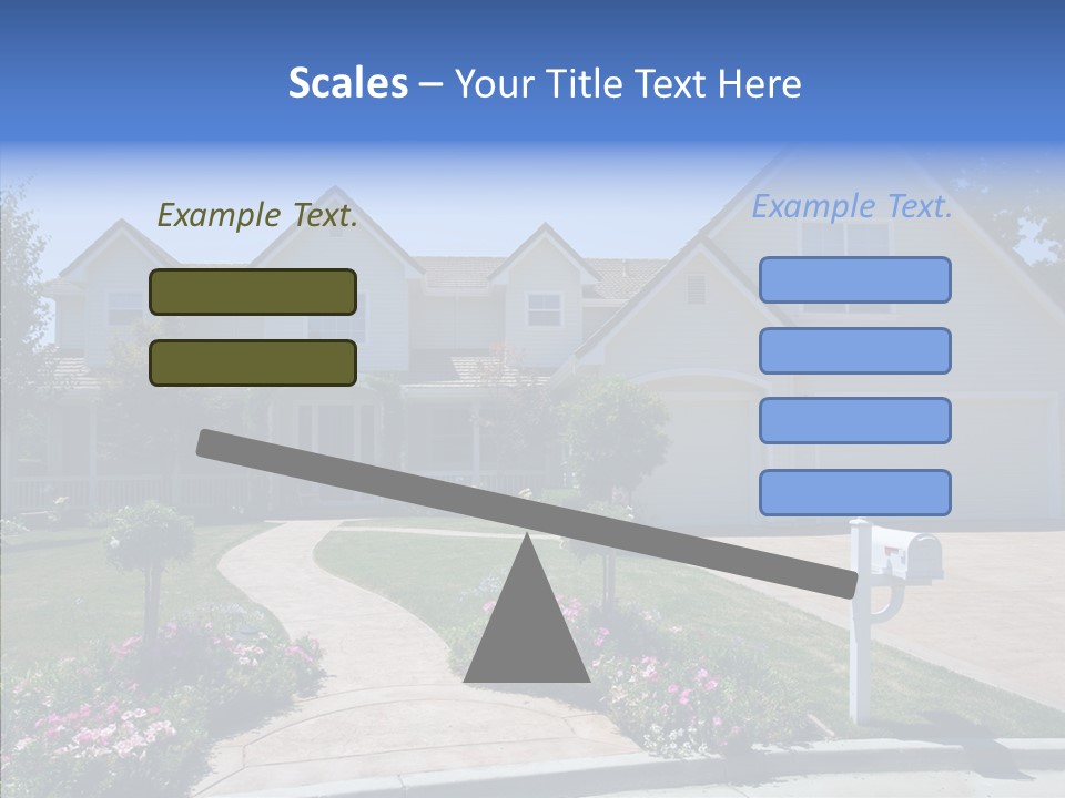Landscaping Investment Tree PowerPoint Template