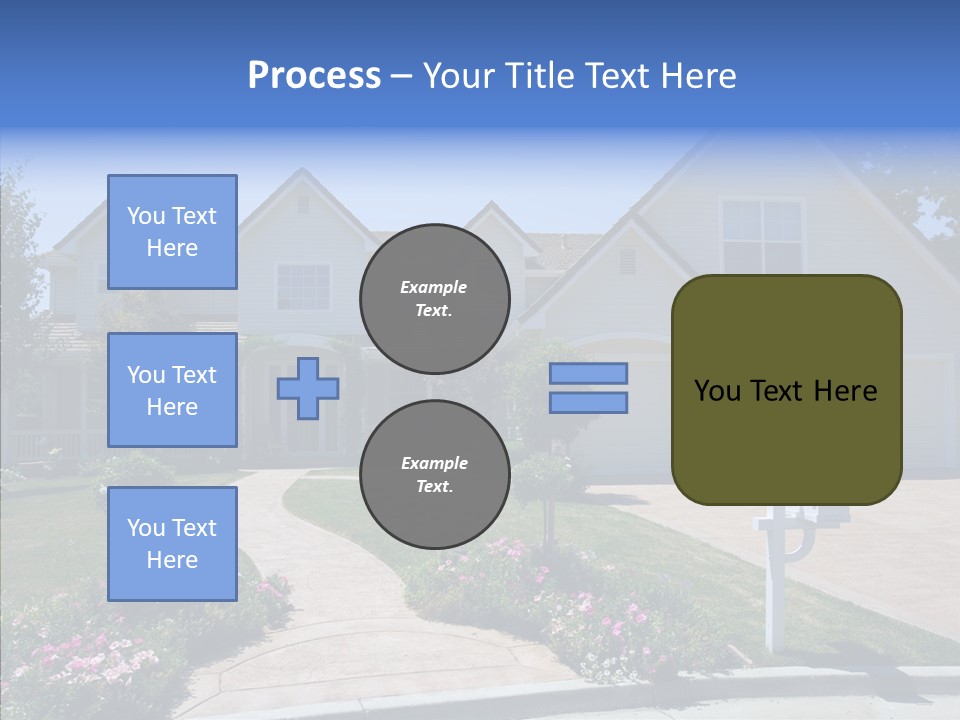 Landscaping Investment Tree PowerPoint Template