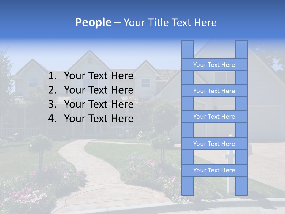 Landscaping Investment Tree PowerPoint Template