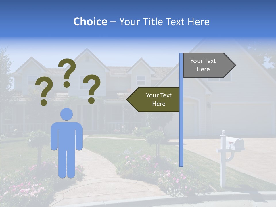Landscaping Investment Tree PowerPoint Template