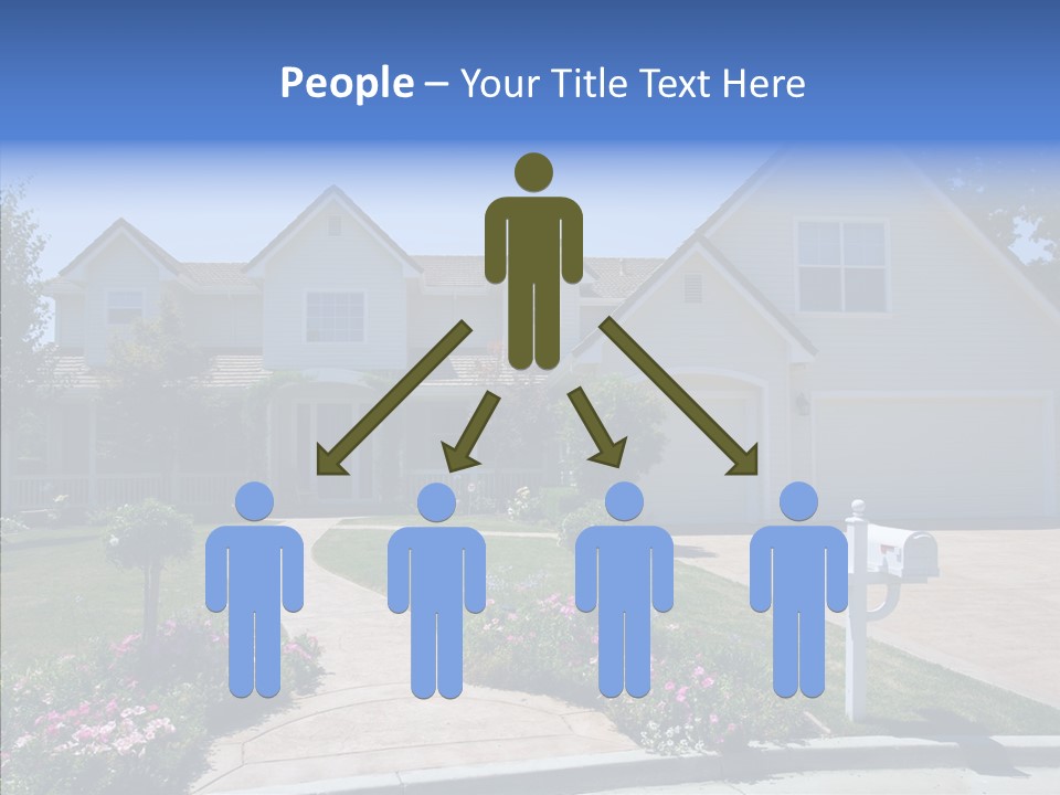 Landscaping Investment Tree PowerPoint Template