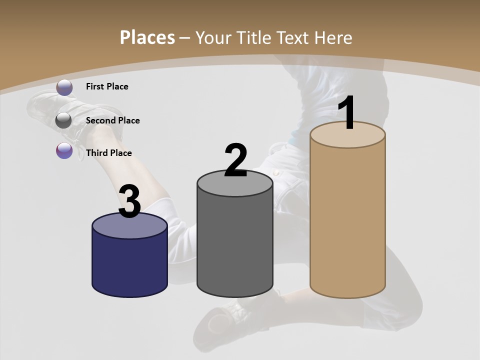 Moving Breakdancing Balance PowerPoint Template