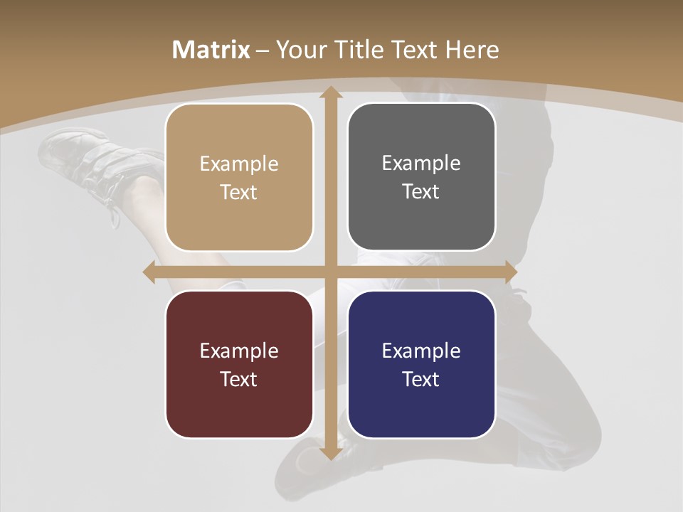 Moving Breakdancing Balance PowerPoint Template