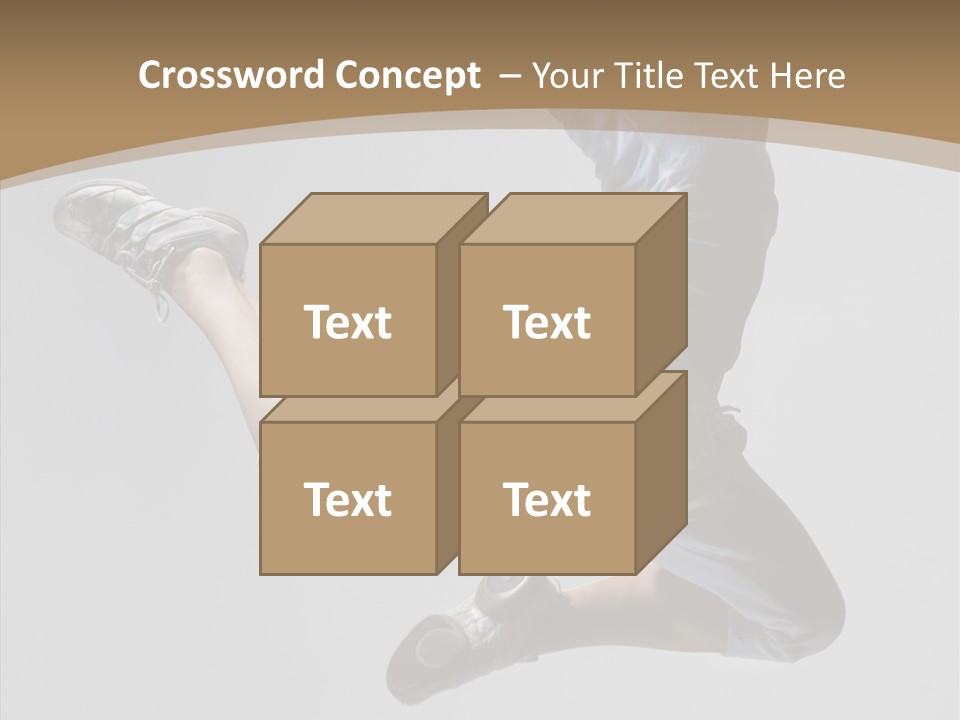 Moving Breakdancing Balance PowerPoint Template