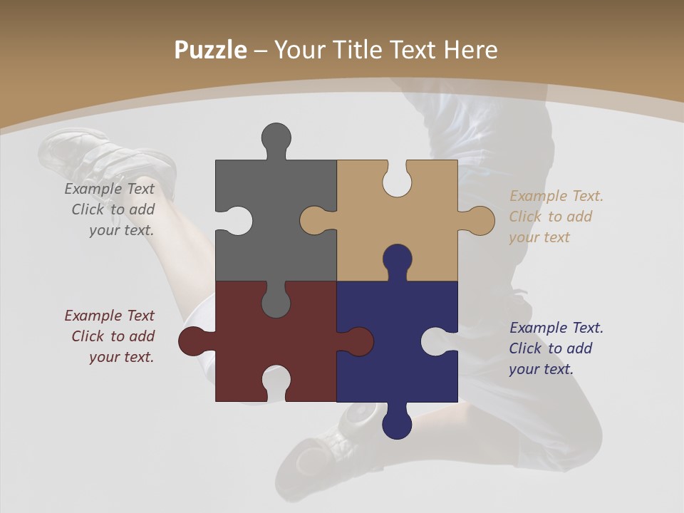 Moving Breakdancing Balance PowerPoint Template