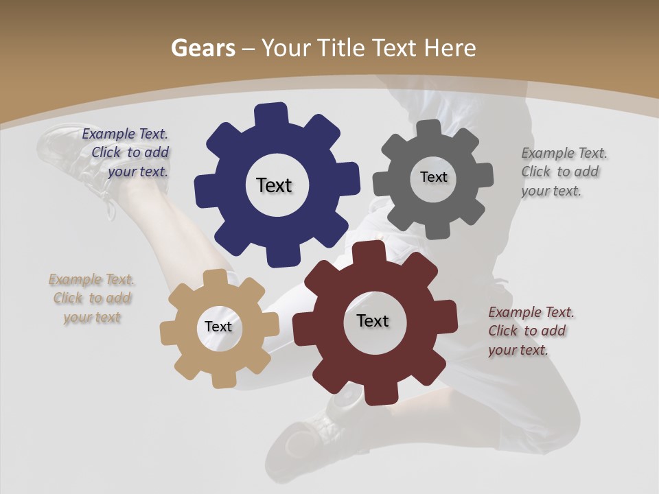 Moving Breakdancing Balance PowerPoint Template