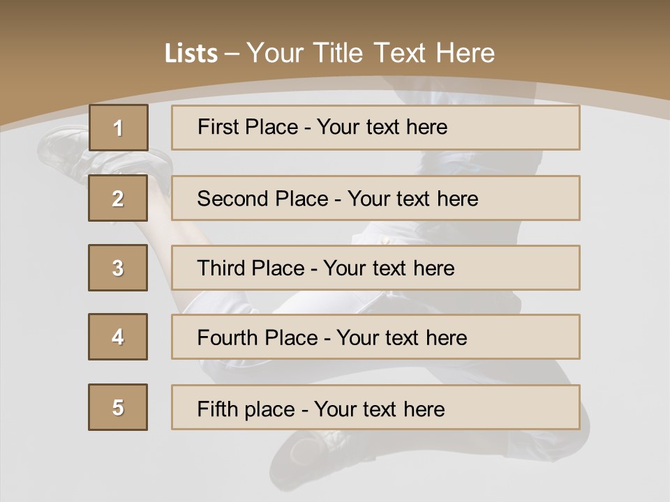 Moving Breakdancing Balance PowerPoint Template