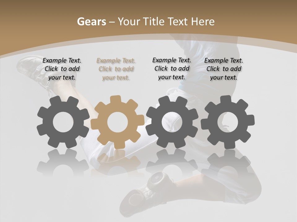 Moving Breakdancing Balance PowerPoint Template