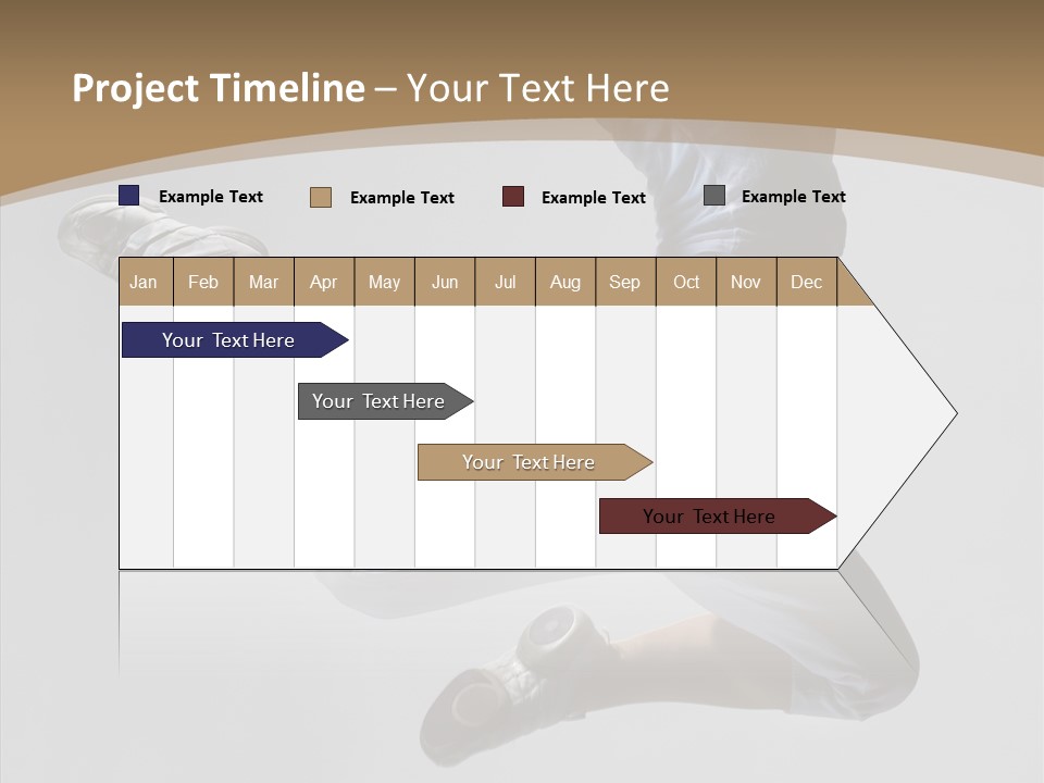 Moving Breakdancing Balance PowerPoint Template