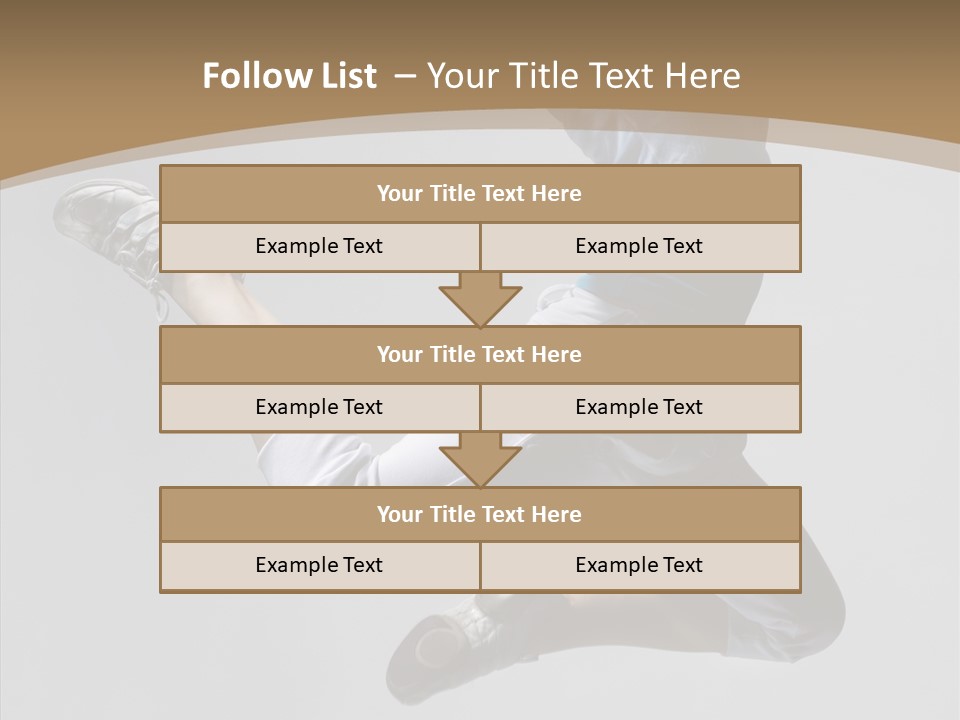 Moving Breakdancing Balance PowerPoint Template