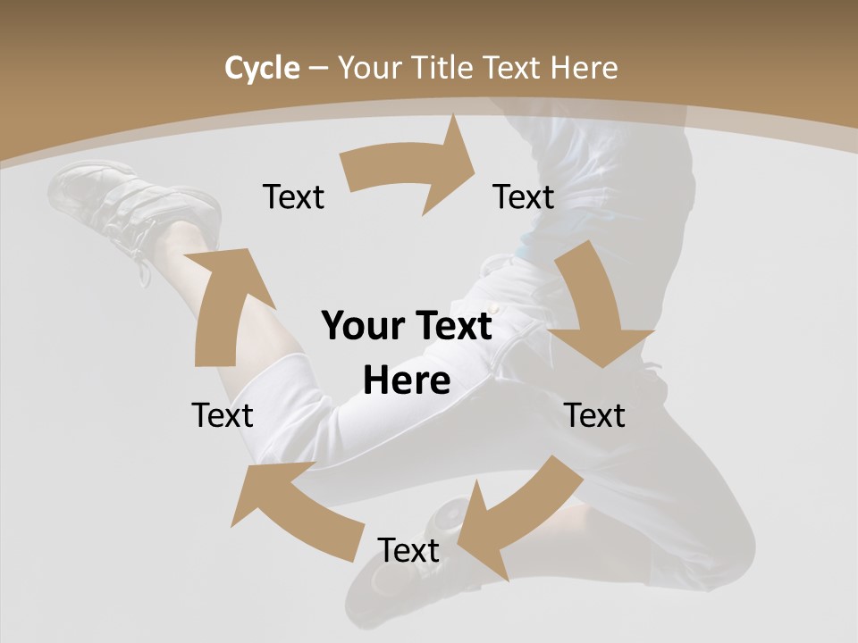 Moving Breakdancing Balance PowerPoint Template