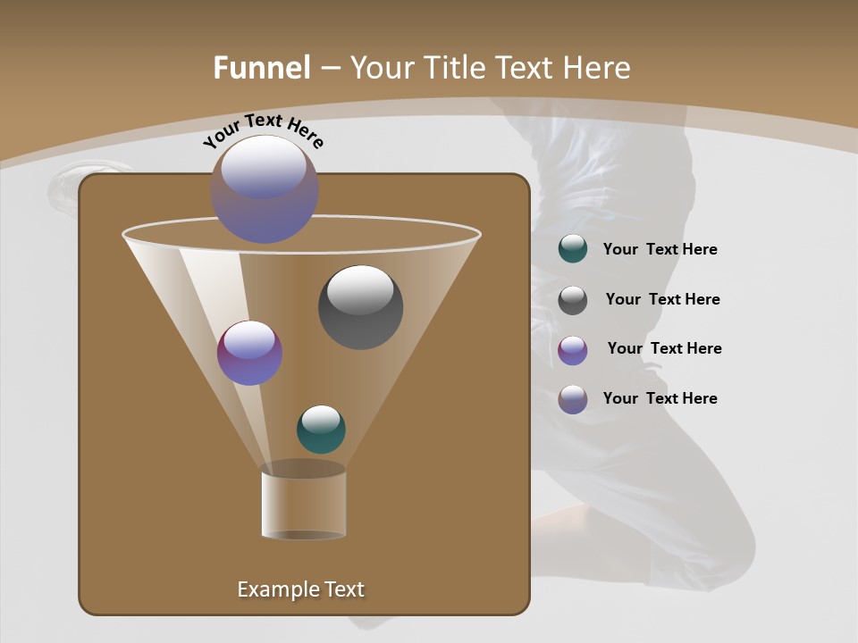 Moving Breakdancing Balance PowerPoint Template