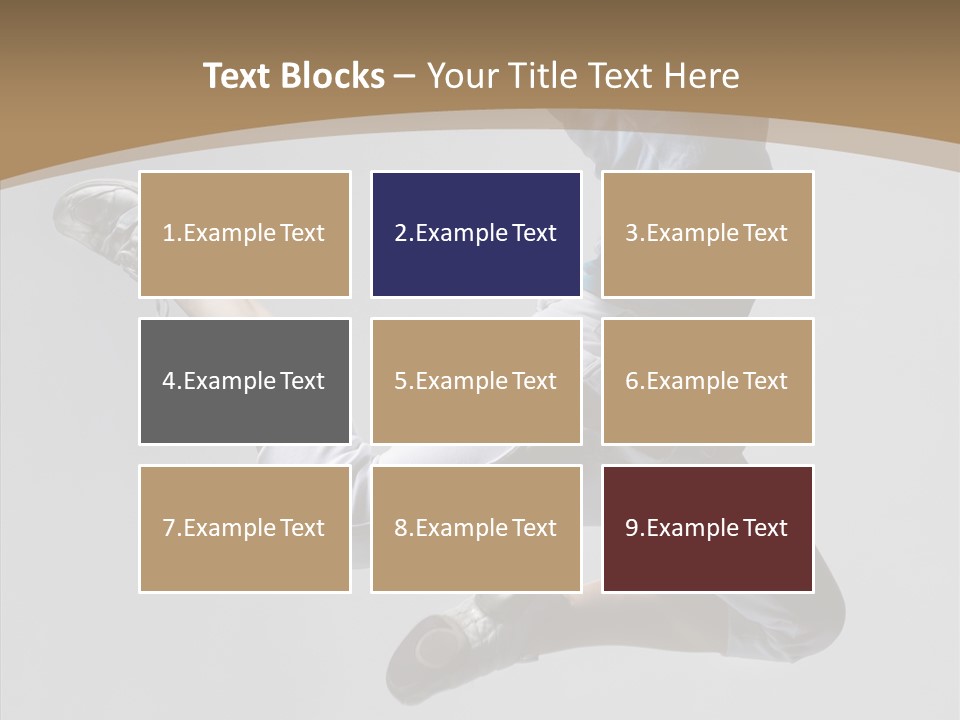 Moving Breakdancing Balance PowerPoint Template