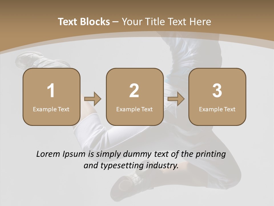 Moving Breakdancing Balance PowerPoint Template