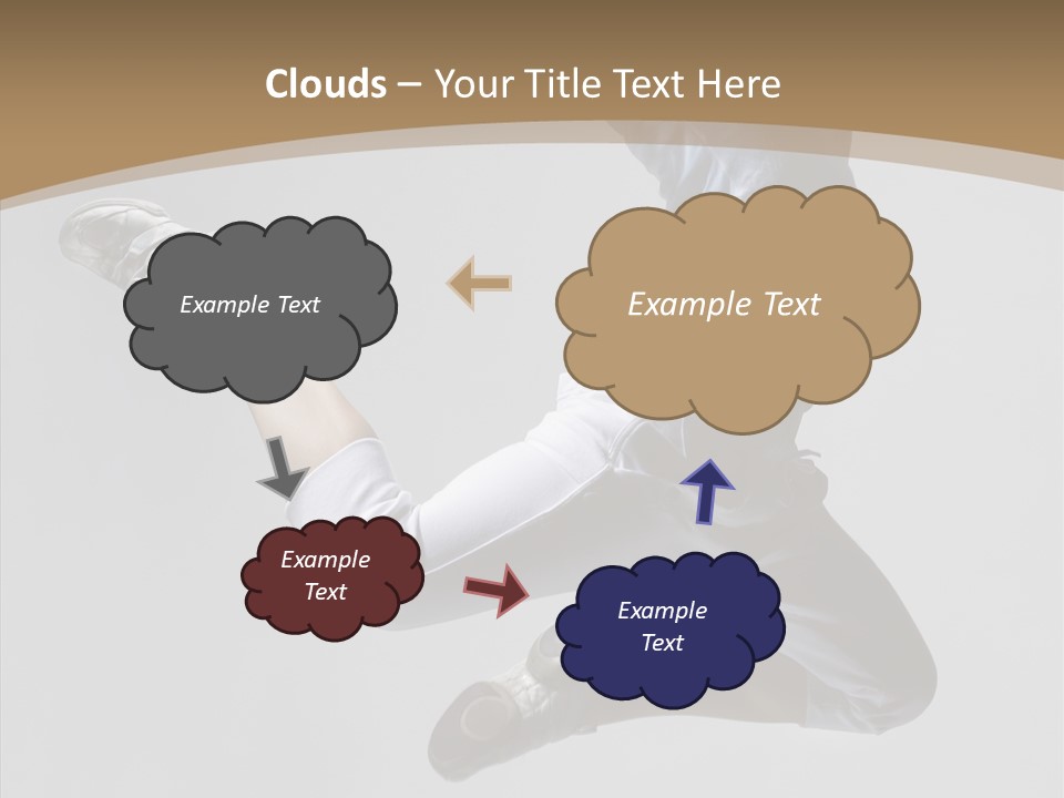 Moving Breakdancing Balance PowerPoint Template