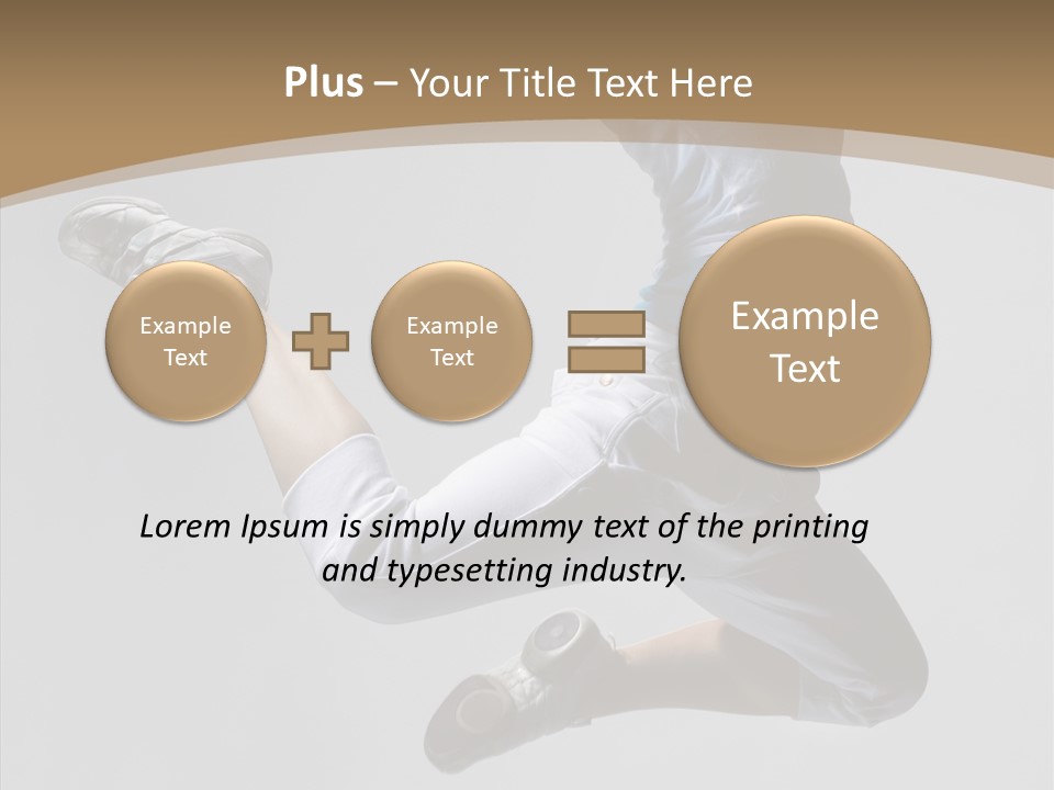 Moving Breakdancing Balance PowerPoint Template