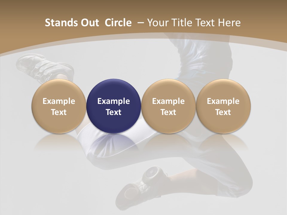 Moving Breakdancing Balance PowerPoint Template