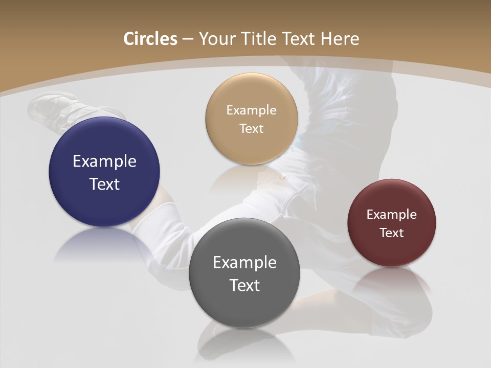 Moving Breakdancing Balance PowerPoint Template