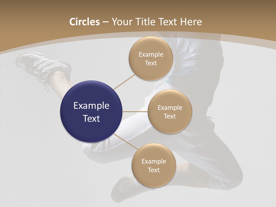 Moving Breakdancing Balance PowerPoint Template