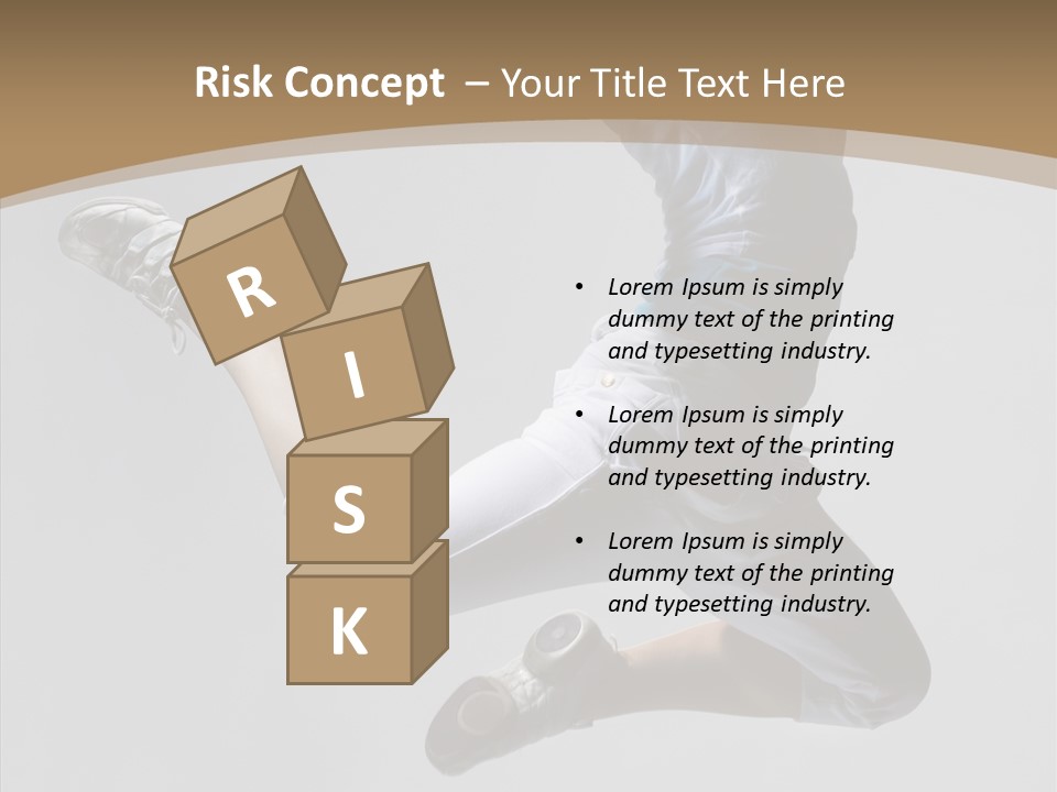 Moving Breakdancing Balance PowerPoint Template