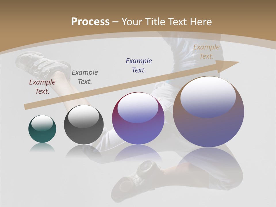 Moving Breakdancing Balance PowerPoint Template