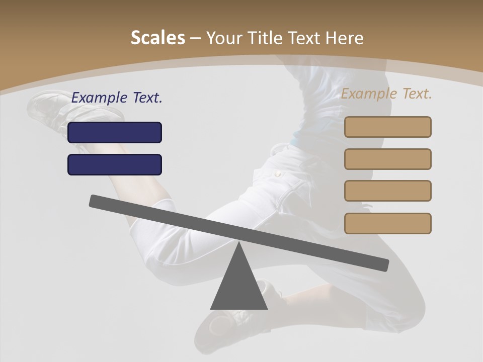 Moving Breakdancing Balance PowerPoint Template