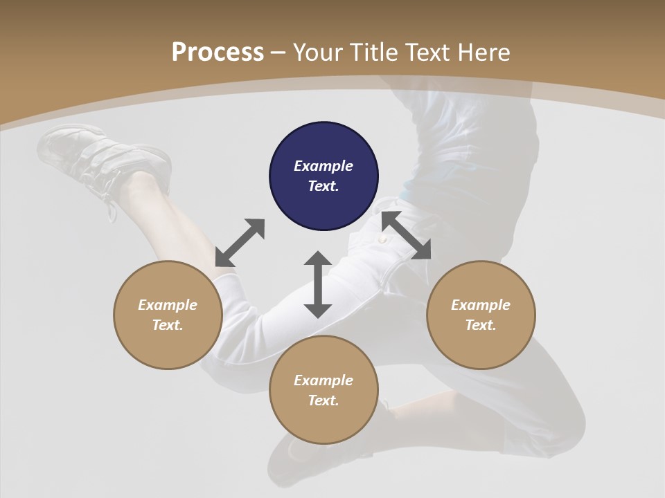 Moving Breakdancing Balance PowerPoint Template