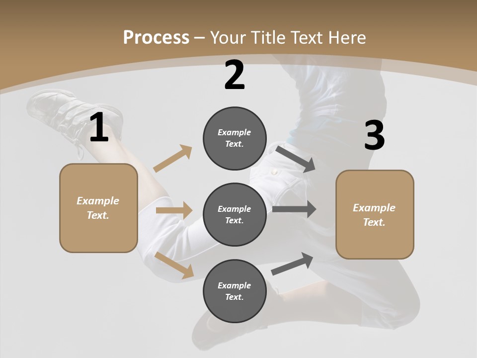 Moving Breakdancing Balance PowerPoint Template