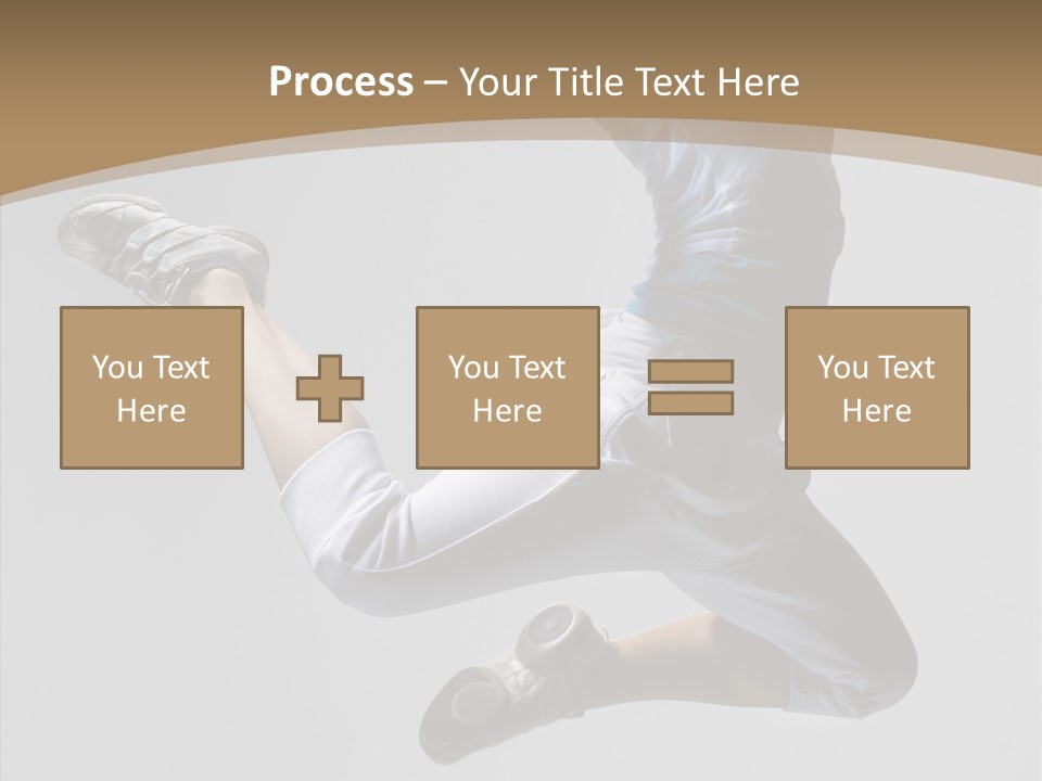 Moving Breakdancing Balance PowerPoint Template